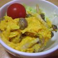 ゆうジュニア's cooksnap of when they made 簡単☆しめじと玉ねぎのかぼちゃサラダ.
