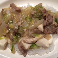 やじろべ234's cooksnap of when they made 白菜と豚コマの簡単中華丼♪.