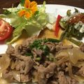 記念樹's cooksnap of when they made お一人様ランチ 簡単酸味の効いてる豚丼.