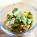 りしゅっち's cooksnap of when they made アボカドと長芋のバタコーン醤油和え.