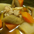 クポー's cooksnap of when they made 簡単‼︎麺つゆで鶏もも肉と根菜の煮物.