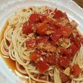 rickfox's cooksnap of when they made トマトとカニの冷製パスタ☆アンチョビ入り.