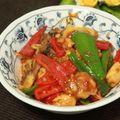 ぽっぽぺぺ's cooksnap of when they made 鶏肉とピーマンのピリ辛ケチャ炒め.