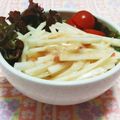 まあまま☆0403's cooksnap of when they made 梅マヨポン酢で大根サラダ.