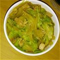 ともも366's cooksnap of when they made 春キャベツと新玉ねぎと鶏モモで「煮物」.