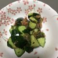 amy108's cooksnap of when they made 簡単美味♪1分で大葉と梅香るキュウリ和え.