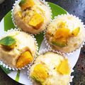カルダモンチャイ's cooksnap of when they made やさしい甘さ☆カボチャミルク蒸しパン.