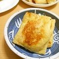mino27's cooksnap of when they made 油揚げのハムマヨキャベツ♡.