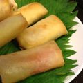 mike525's cooksnap of when they made チーズとなすとトマトの春巻きฺ♤♠♡♥.