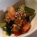 satomegg's cooksnap of when they made たたききゅうりでオイキムチ風♪.