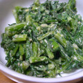 conn's cooksnap of when they made 簡単：春菊の胡麻マヨネーズ和え.