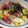 くろさとる's cooksnap of when they made 刺身＆アボガド！ザクっと和えて海鮮丼！.