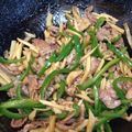 はるときょん's cooksnap of when they made 細竹でー豚ももチンジャオロース ♡.