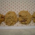 がっこいぶり's cooksnap of when they made ピーナッツキャラメルチョコクッキー♪.
