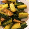 レオマン's cooksnap of when they made ナスとキュウリの炒め物.