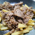 かくれー's cooksnap of when they made 簡単時短♪牛肉とじゃがいもの甘辛炒め.