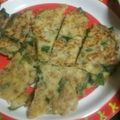 ミルクプリンちゃん's cooksnap of when they made 外カリ、中もちっのニラチヂミ！.