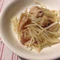ciocio820's cooksnap of when they made 超簡単！豚肉としゃきしゃきもやし炒め.