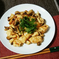 I_am_Kmama's cooksnap of when they made ささ身とキノコがぷりっぷり！甘辛炒め.