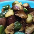 クック1BT56K☆'s cooksnap of when they made ナスとキュウリの炒め物.