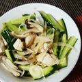 I_am_Kmama's cooksnap of when they made お鍋不要！ささみとしめじのさっぱり和え.