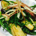 odashikitr's cooksnap of when they made ☆茄子といんげんとおくらの揚げ浸し☆.