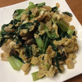 コレQ's cooksnap of when they made ター菜(緑菜で可)の卵とじ.