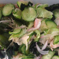 kyokoha's cooksnap of when they made きゅうりと新たまねぎとわかめの酢の物.