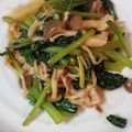 マチャラブ's cooksnap of when they made 小松菜えのき豚ピリ炒め.