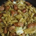 ナリンギン's cooksnap of when they made キャベツとしめじとソーセージのオイマヨ♪.