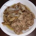 無題ちゃん's cooksnap of when they made 絶品！ 牛肉 ごぼう 玉ねぎの 煮物＊゜.