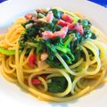 Yayuyo58's cooksnap of when they made アンチョビ★ベーコンとほうれん草のパスタ.