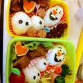 イチゴおれんじ's cooksnap of when they made キャラ弁♡オラフ.