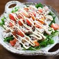 YUKIKI☆'s cooksnap of when they made 豚シャブサラダ梅マヨドレッシング.