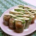 赤い電話's cooksnap of when they made 甘辛豚の生春巻き.