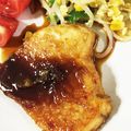 ☆かおりんごー☆'s cooksnap of when they made 甘辛～うま～！メカジキの照り焼き.