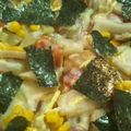 口側類's cooksnap of when they made Echigo（もち入り和風ピザ）.