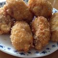 ミニ☆めーたん's cooksnap of when they made 10分でお弁当♪はんぺんの豚肉巻きフライ.