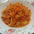 もぐ・ω・くま's cooksnap of when they made すりおろし人参とベーコンのパスタ.