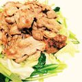 Soryumama's cooksnap of when they made 豚肉と小松菜の甘辛炒め.
