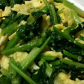 K・Oママ's cooksnap of when they made 簡単☆玉子とほうれん草炒め.