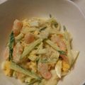 momokoto's cooksnap of when they made ✿エビと水菜と卵の❀春雨サラダ✿.