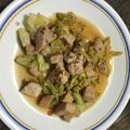 purpleway's cooksnap of when they made 簡単！カジキとキャベツのバターポン酢炒め.