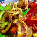 ダンディー♪'s cooksnap of when they made ◆イカとパプリカのカレーガーリック炒め◆.