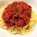 たぁちゃんまる's cooksnap of when they made 超簡単ミートソース.
