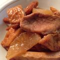 パンちょー's cooksnap of when they made 豚肉と大根の煮物.