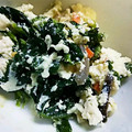 ユーロン's cooksnap of when they made ほうれん草 と しめじ の 白和え.