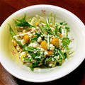 クックQ5IWPC☆'s cooksnap of when they made コーンと水菜のゴマドレ白あえ◆簡単！.