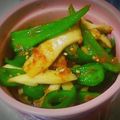 ●あきとん's cooksnap of when they made お弁当に～超簡単エリンギとピーマン炒め.