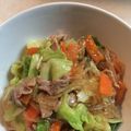 娘にゃんこ's cooksnap of when they made キャベツたっぷり春雨炒め.